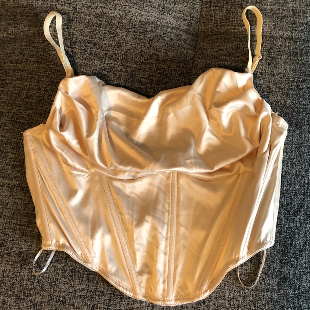 Women’s Medium White/Cream Corsette Top from Urban Outfitters